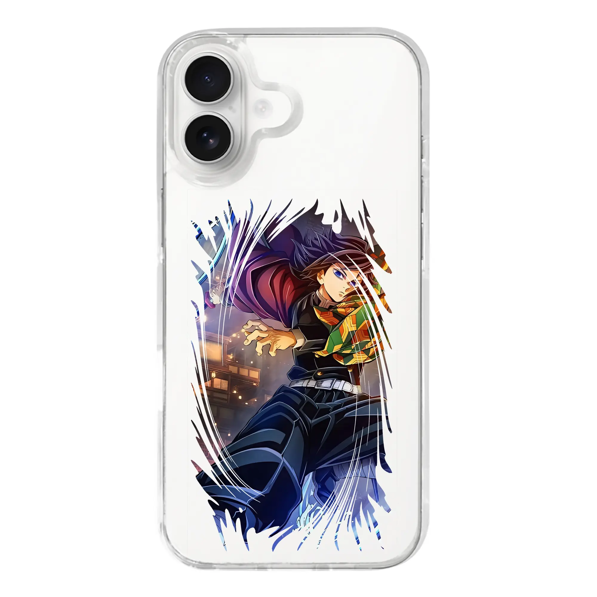 鬼滅の刃 グッズ,冨岡 義勇 - iPhone 17シリーズ 透明スマホケース – 薄型・耐衝撃・精密フィット保護カバー